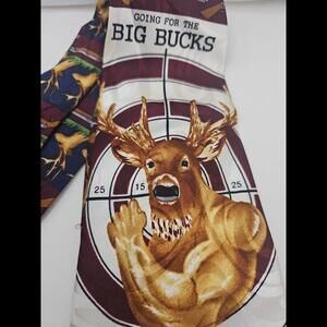 Steven Harris Mens Necktie Going For The Big Bucks Neck‎ Tie Stock 56 x 3.75"